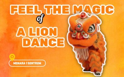 Lion Dance Performance at Menara 1 Sentrum: CNY Office Event