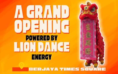Vibrant Lion Dance Marks Berjaya Times Square Store Opening
